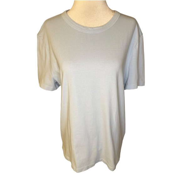 Madewell Tops - Madewell The Perfect Crewneck Tee in Allday Jersey Light Blue Women's Medium